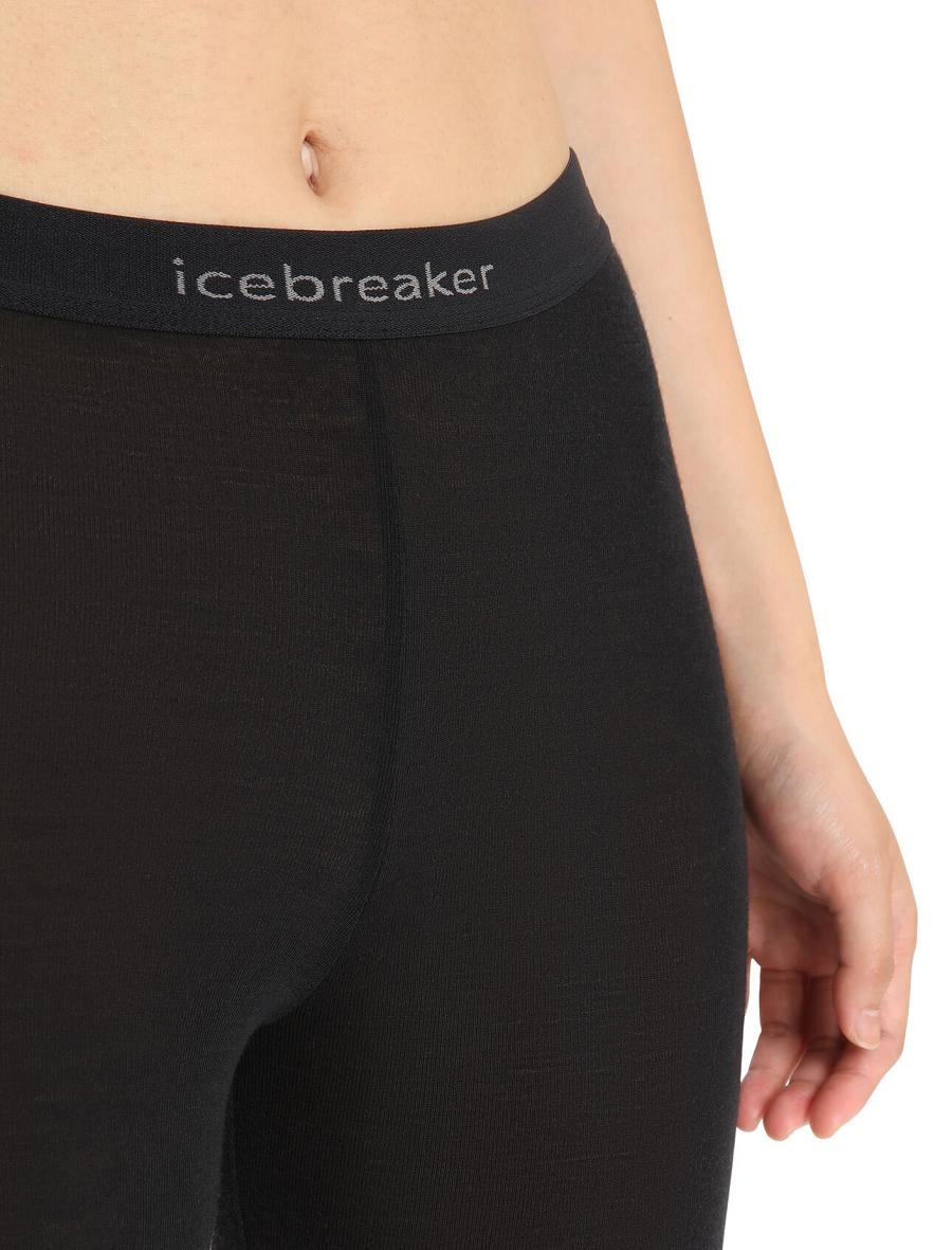 Leggings Icebreaker Merino 175 Everyday Thermal Femme Noir | FR 1545TCEV